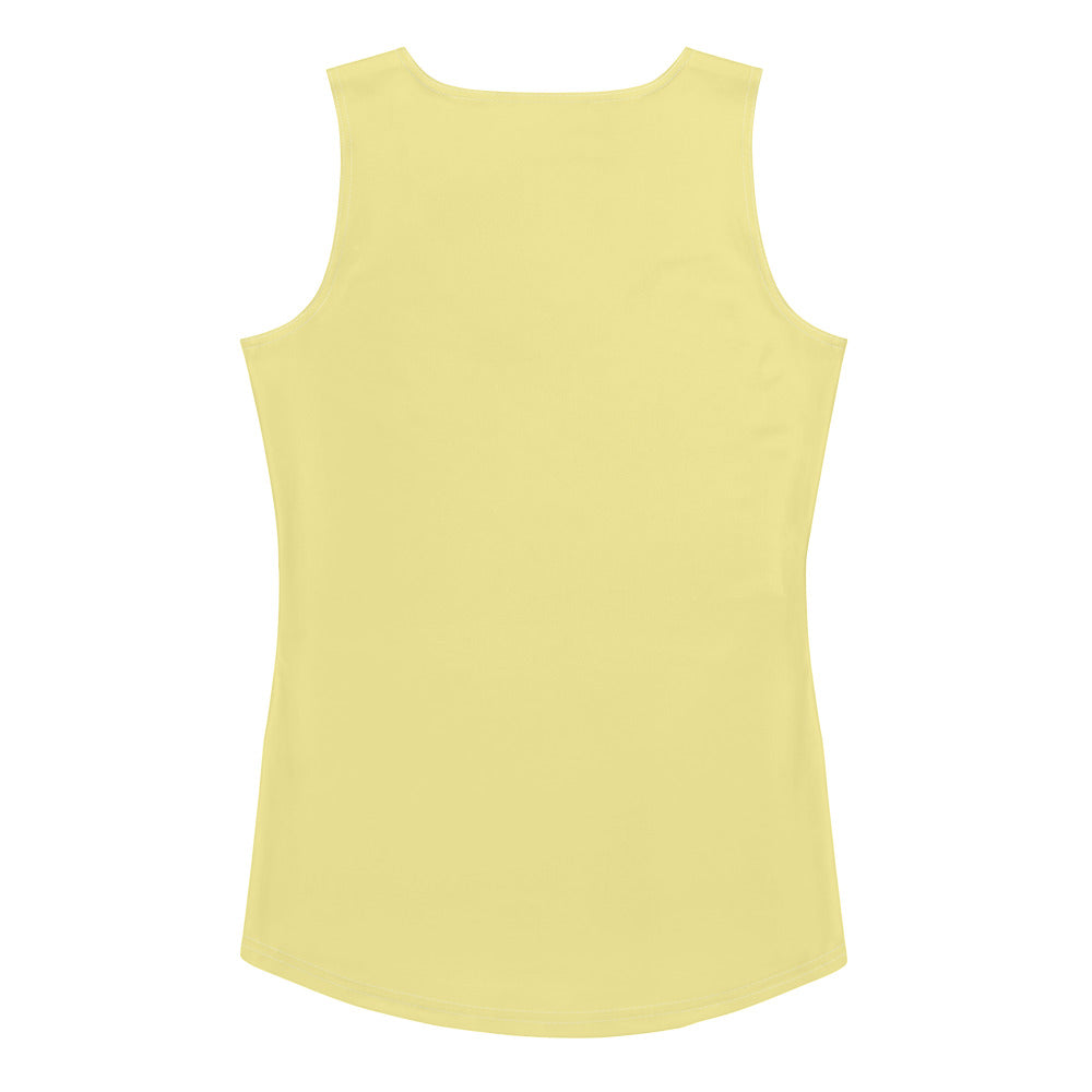 Butter Yellow Fitted Tank Top