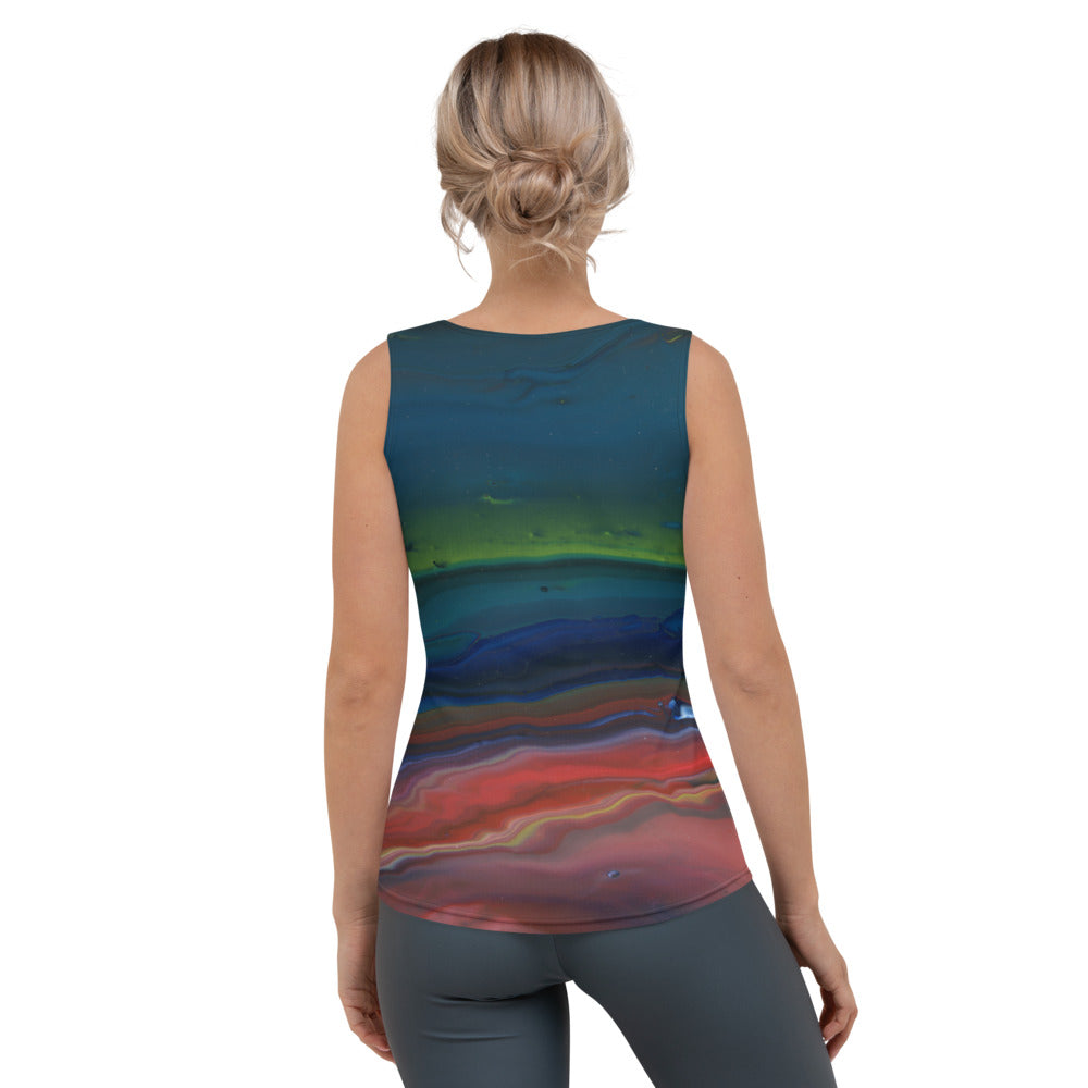 Northern Light Fitted Tank Top