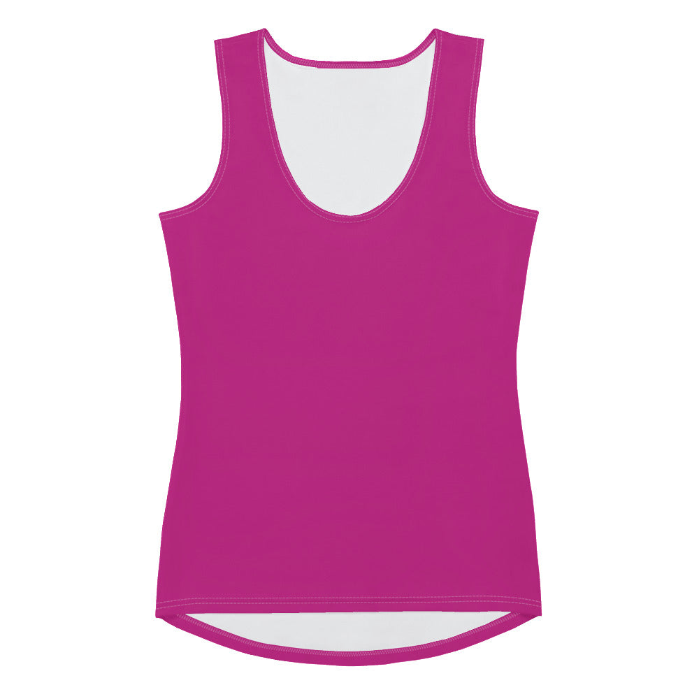Fabulous Fuchsia Fitted Tank Top