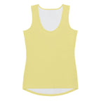 Butter Yellow Fitted Tank Top