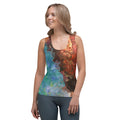 Aura Splash Fitted Tank Top