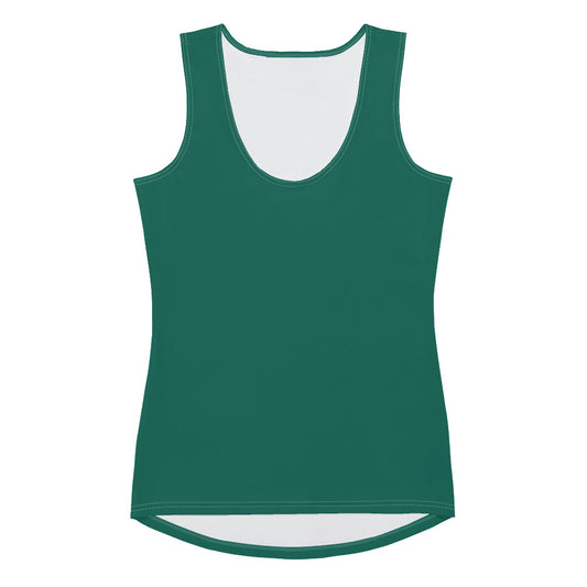 Bright Green Fitted Tank Top