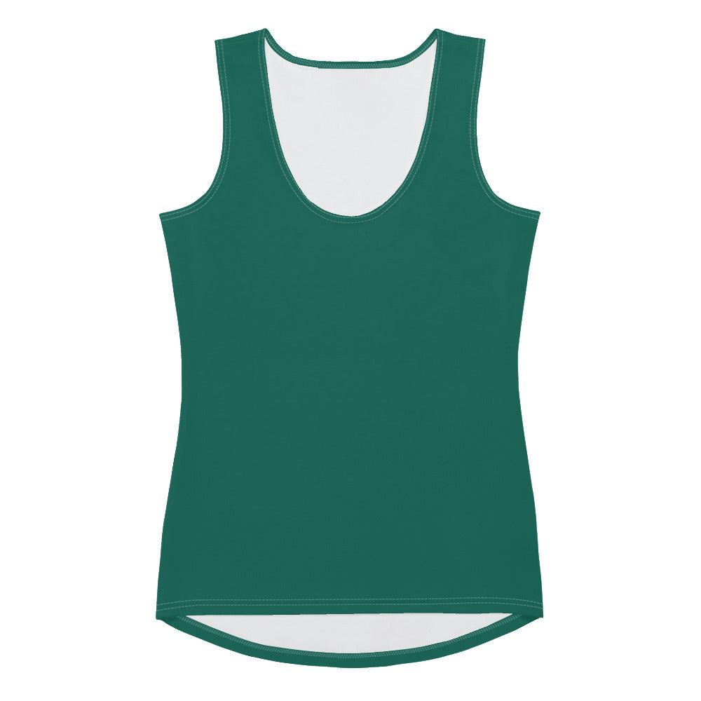 Bright Green Fitted Tank Top