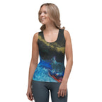 Gold Stream Fitted Tank Top
