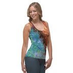 Aura Splash Fitted Tank Top