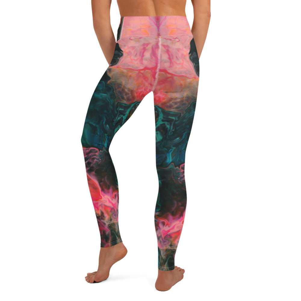 Feel the Borboleta Blue  Lounging Leggings