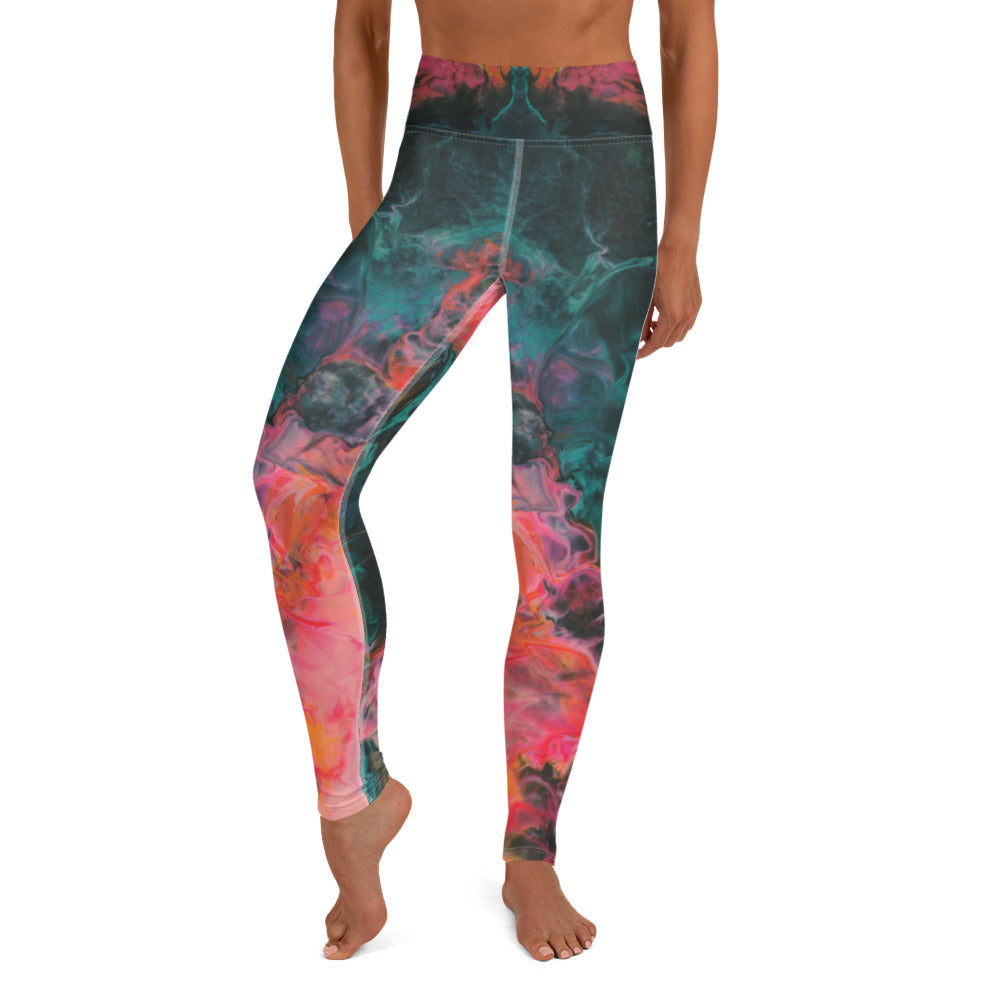 Feel the Borboleta Blue  Lounging Leggings