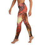 Aura Splash Fire  Lounging Leggings