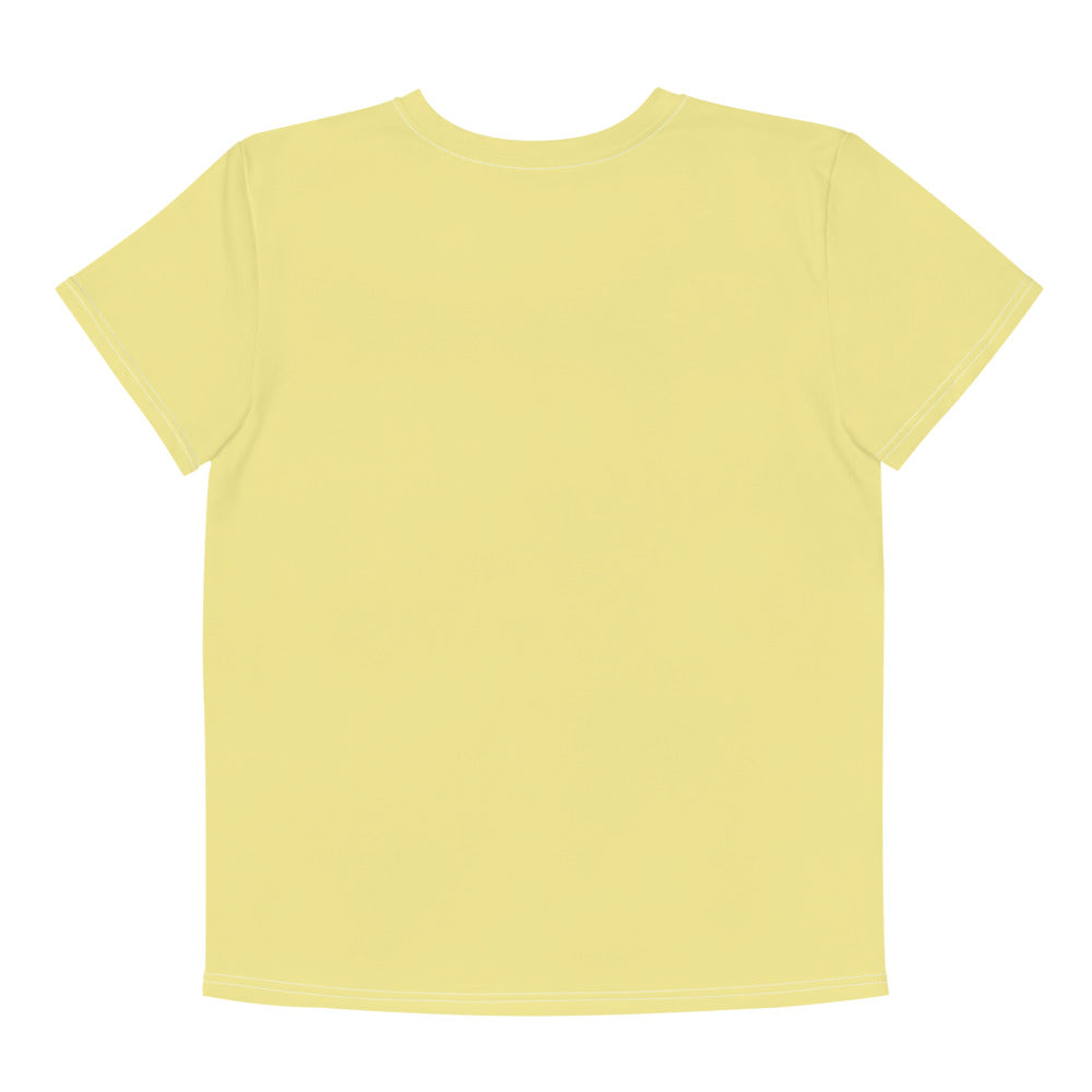 Butter Yellow Youth Crew Neck T-Shirt