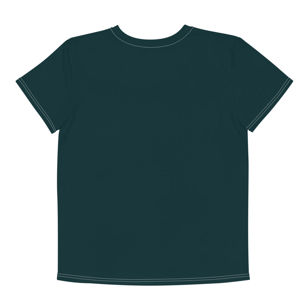 Sea Green Youth Crew Neck T-Shirt