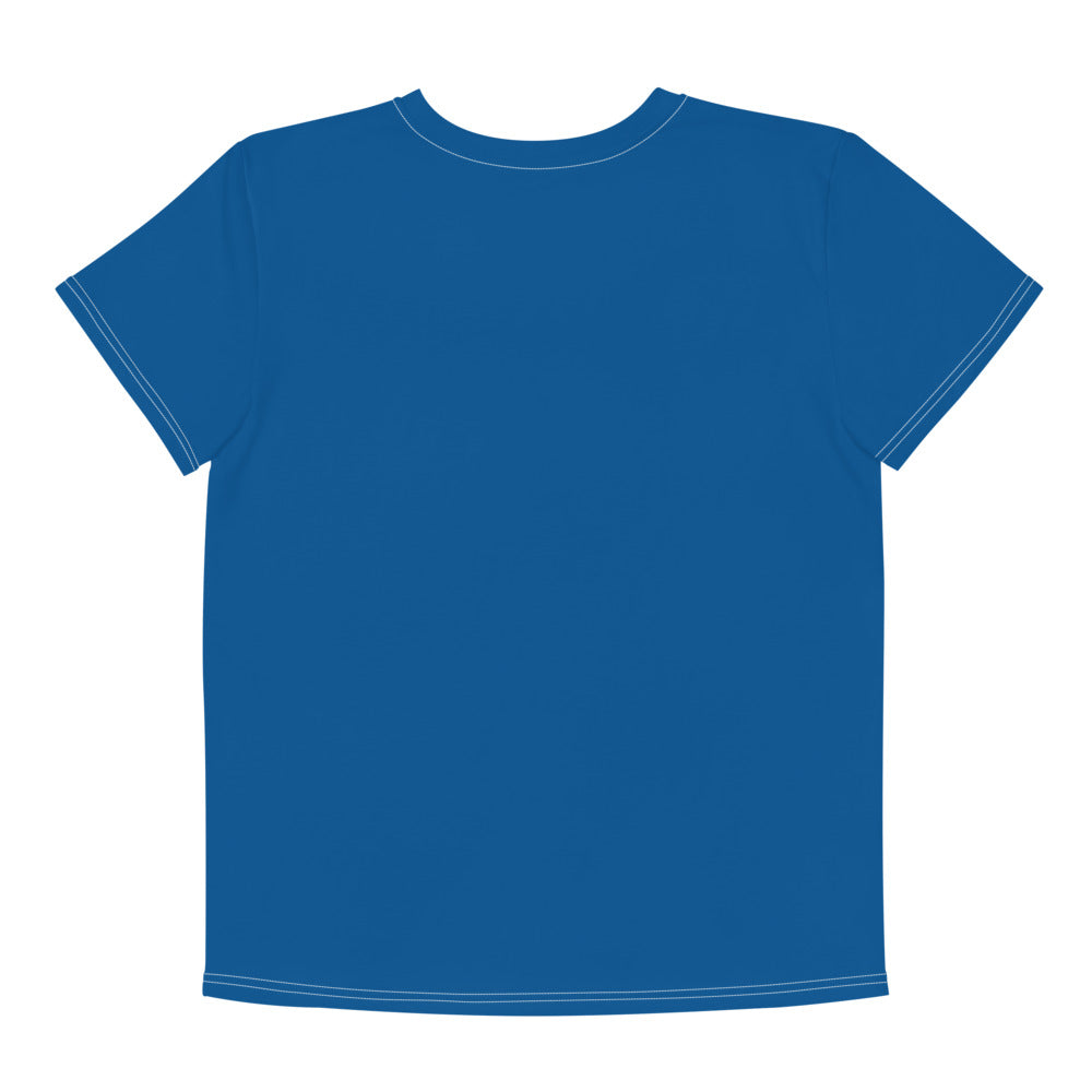 Water Blue Youth Crew Neck T-Shirt