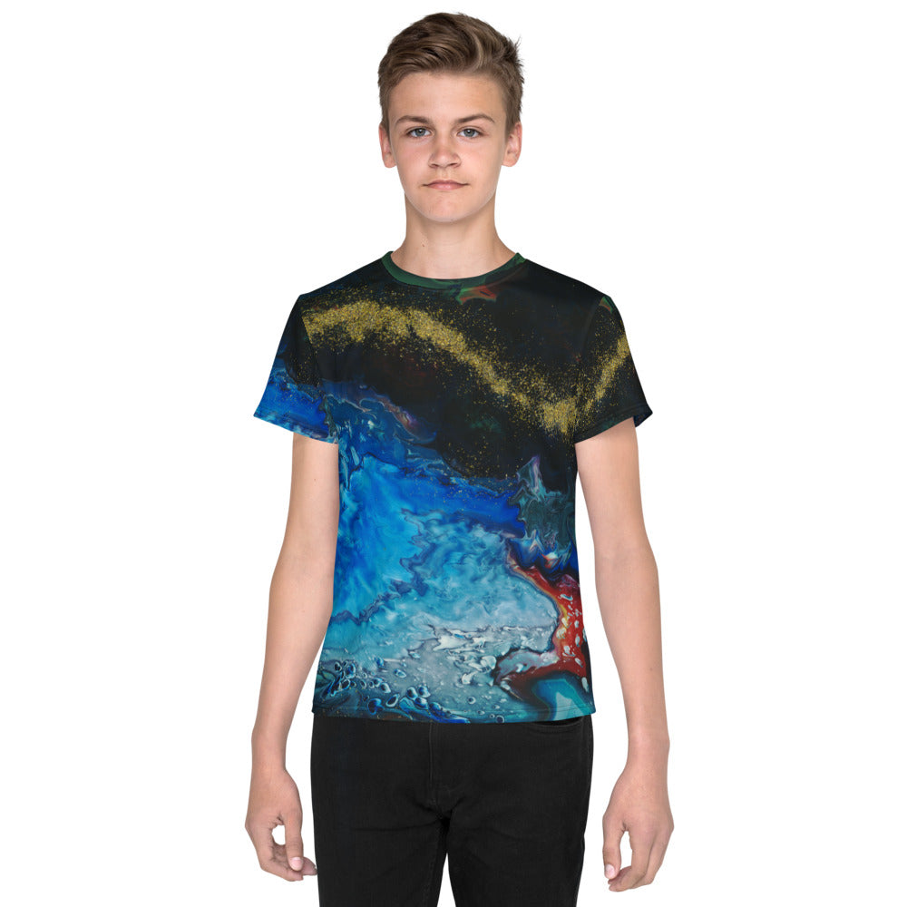 Gold Stream Youth Crew Neck T-Shirt