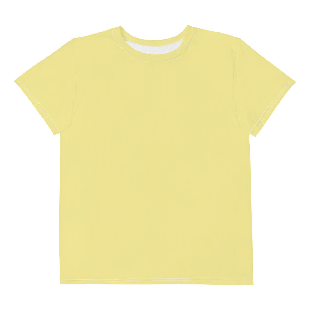 Butter Yellow Youth Crew Neck T-Shirt