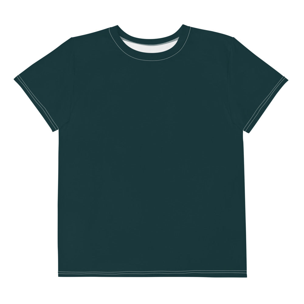 Sea Green Youth Crew Neck T-Shirt