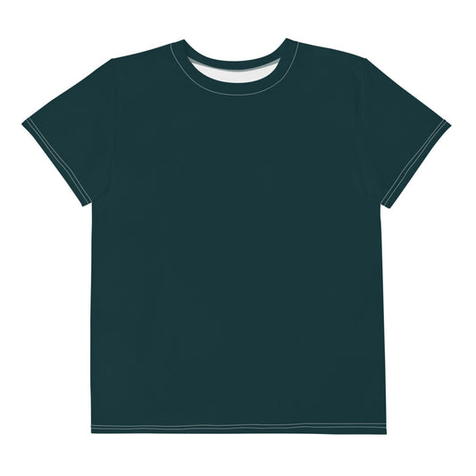 Sea Green Youth Crew Neck T-Shirt