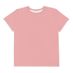 Pink Petal Youth Crew Neck T-Shirt