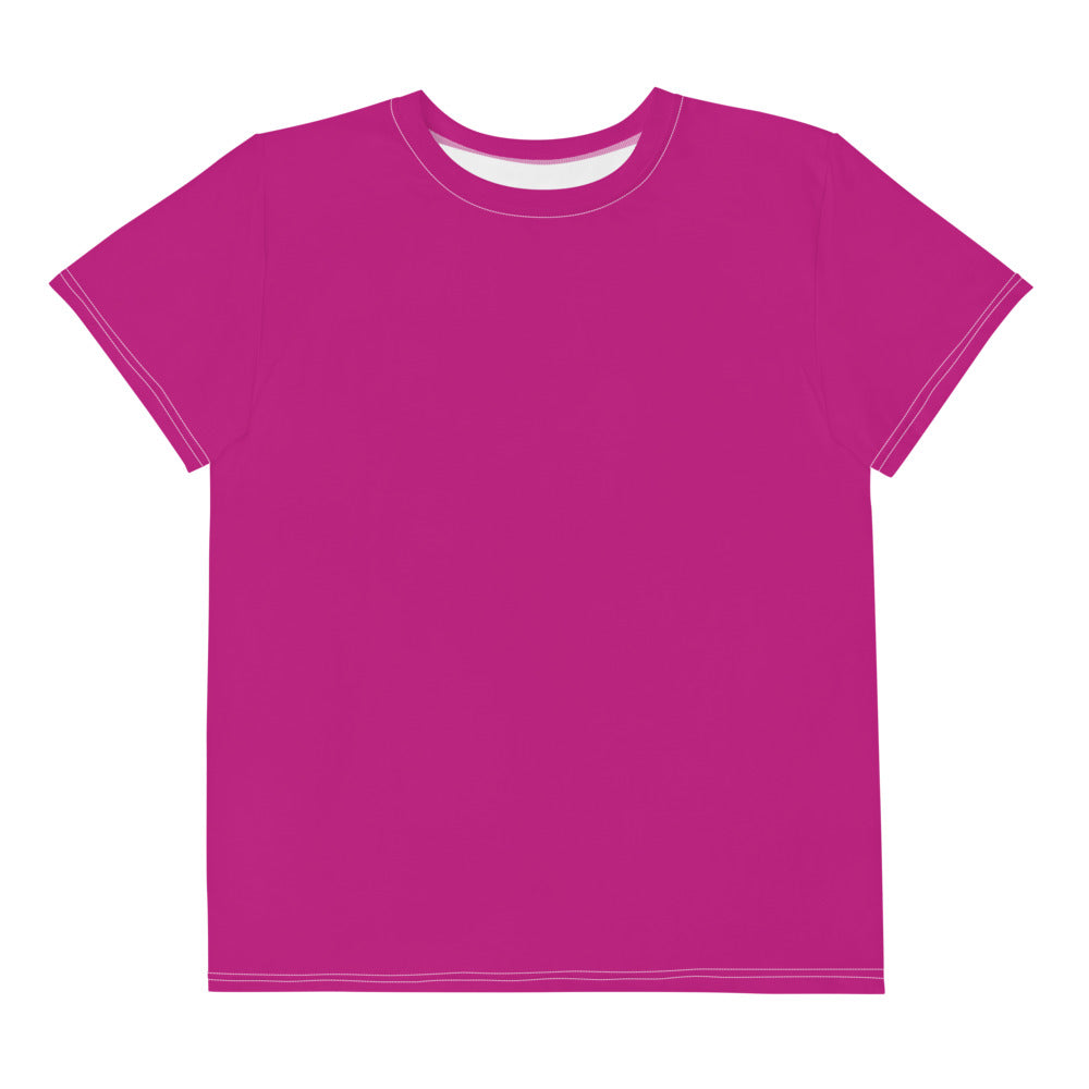 Fabulous Fuchsia Youth Crew Neck T-Shirt