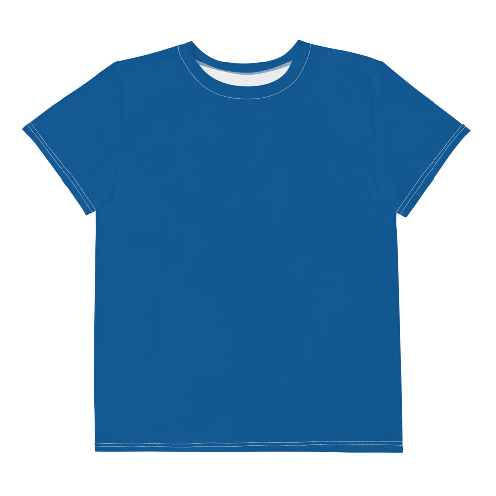 Water Blue Youth Crew Neck T-Shirt