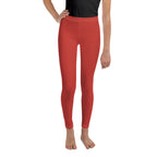Cherry Red Youth Leggings