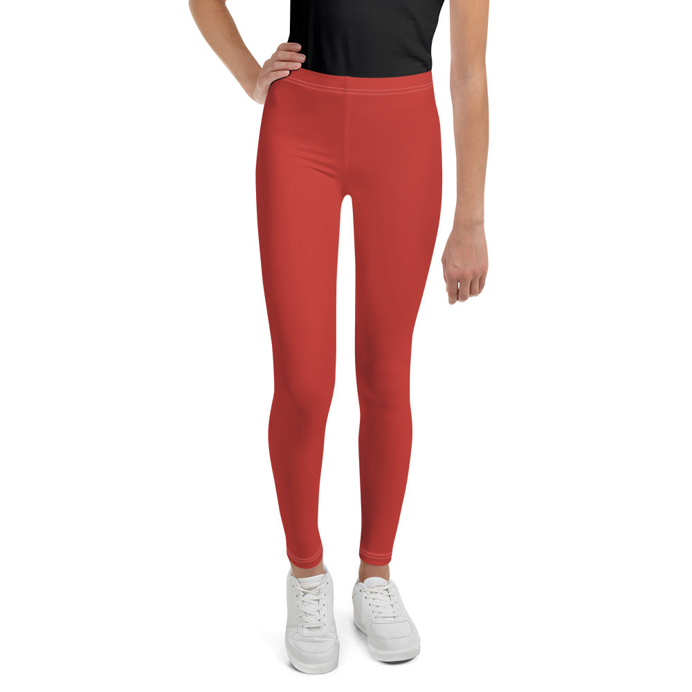 Cherry Red Youth Leggings