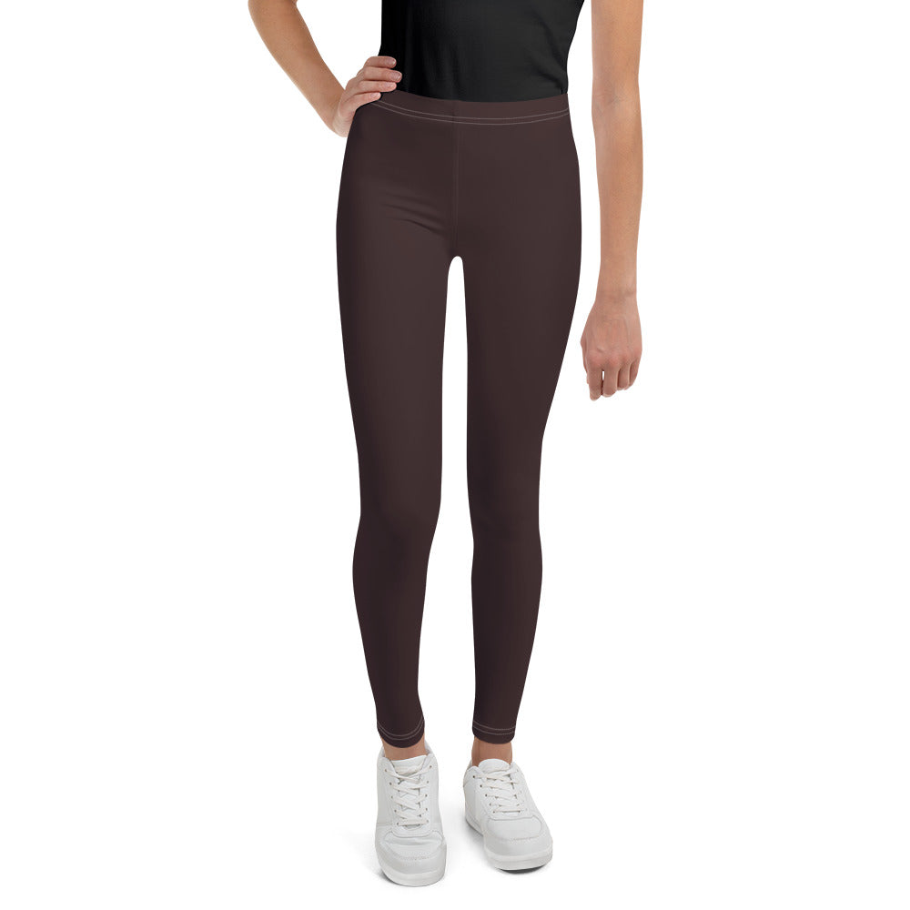 Chocolate Brown Youth Leggings