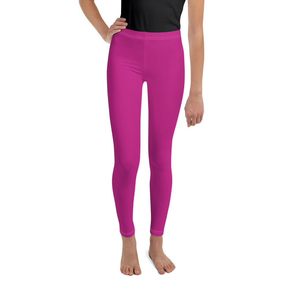 Fabulous Fuchsia Youth Leggings