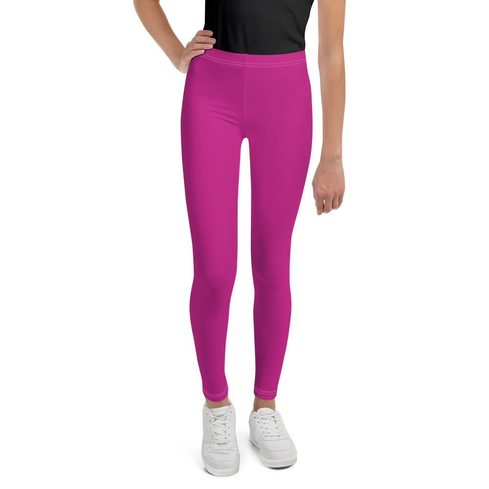 Fabulous Fuchsia Youth Leggings
