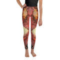 Aura Splash Fire Youth Leggings