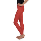 Cherry Red Youth Leggings