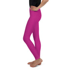 Fabulous Fuchsia Youth Leggings