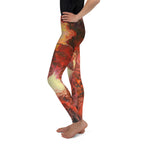 Aura Splash Fire Youth Leggings