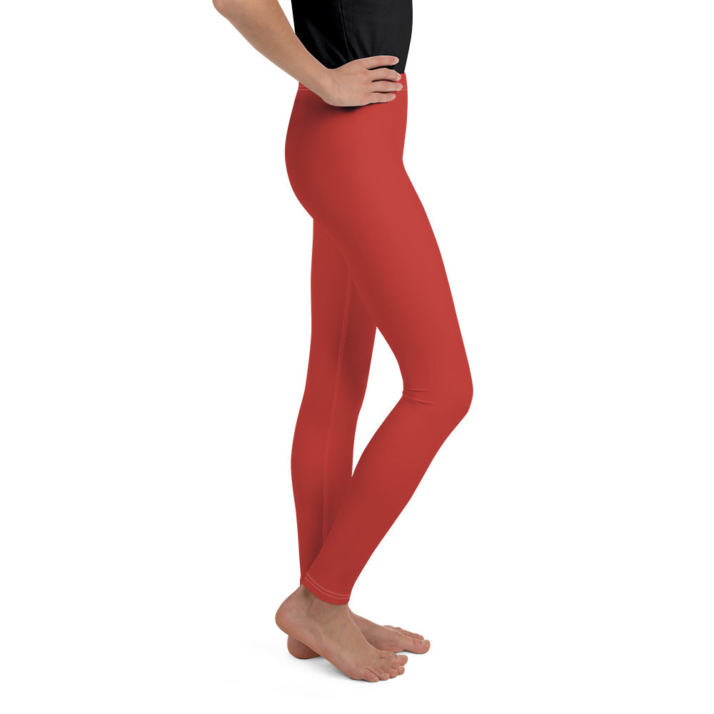 Cherry Red Youth Leggings