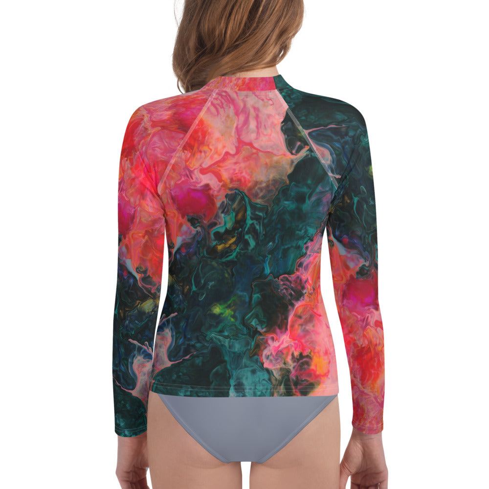 Feel the Borboleta Youth Rash Guard