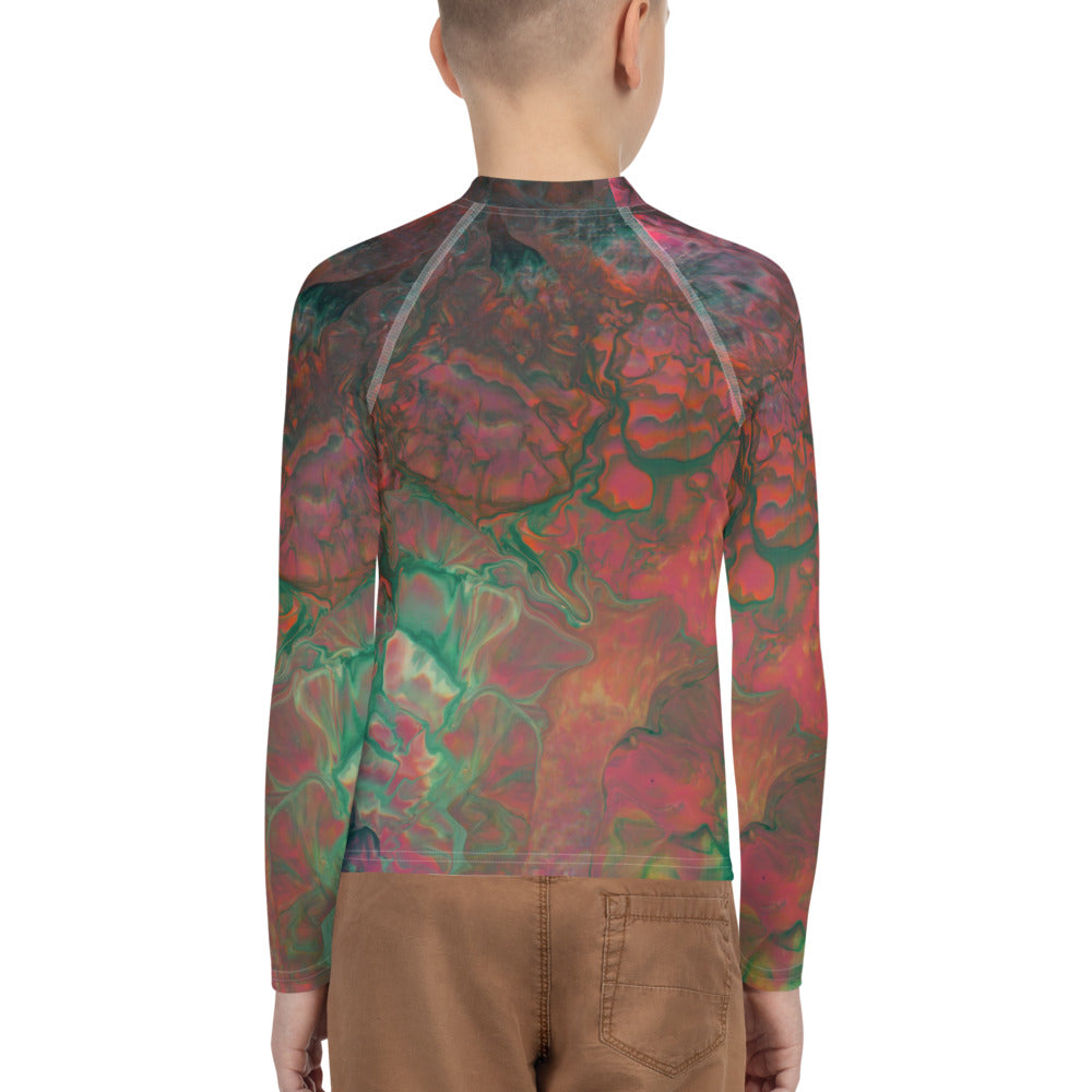Bright Cameron Youth Rash Guard