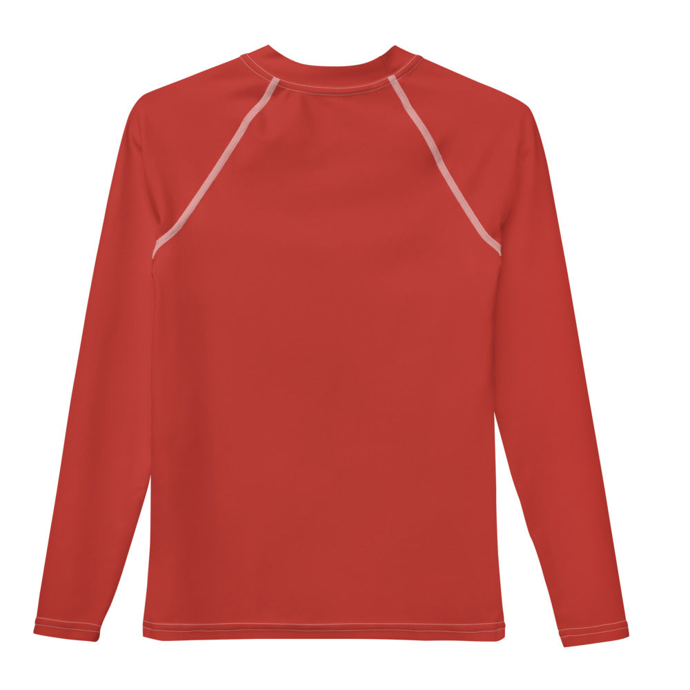 Cherry Red Youth Rash Guard