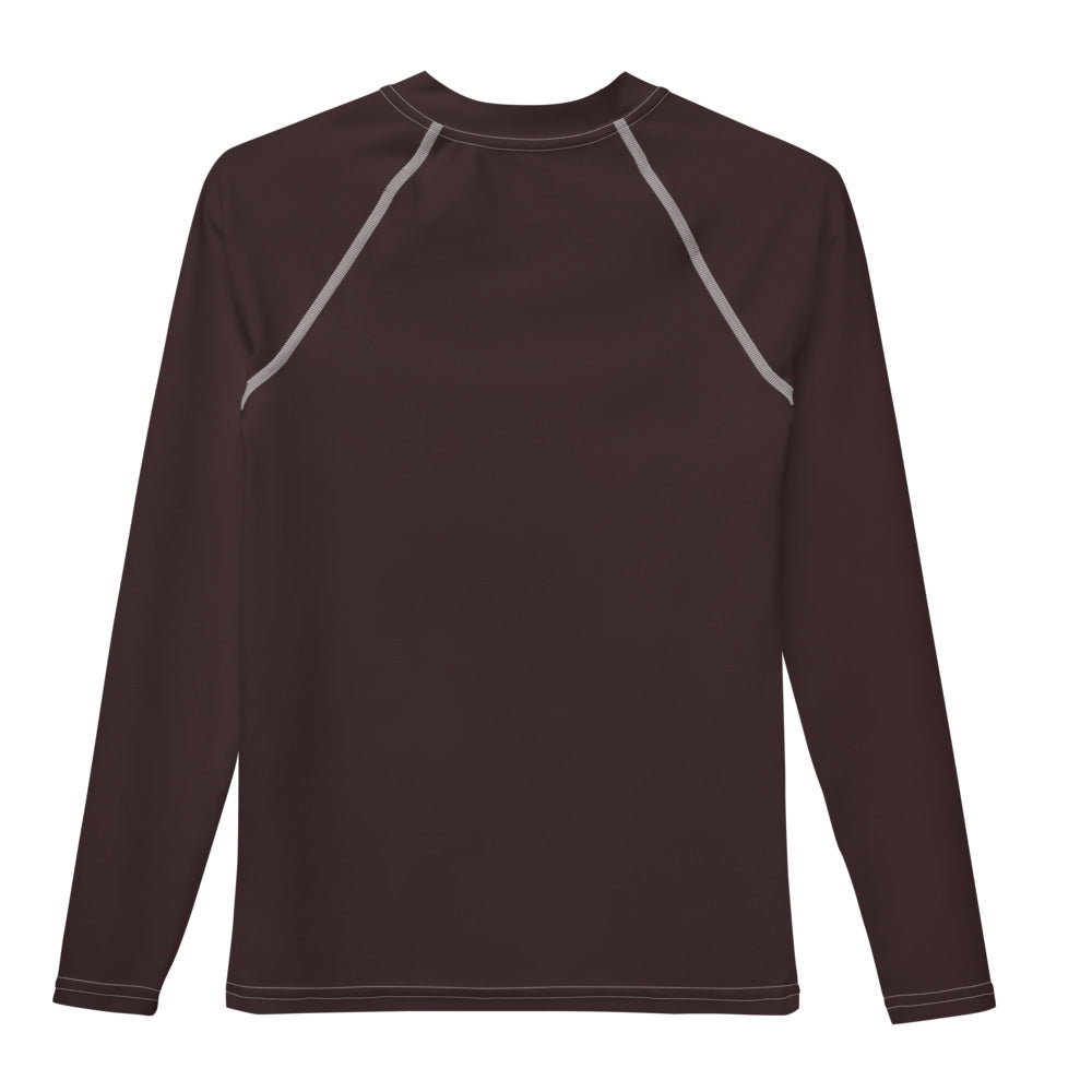 Chocolate Brown Youth Rash Guard