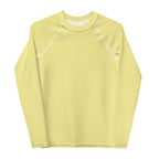 Butter Yellow Youth Rash Guard