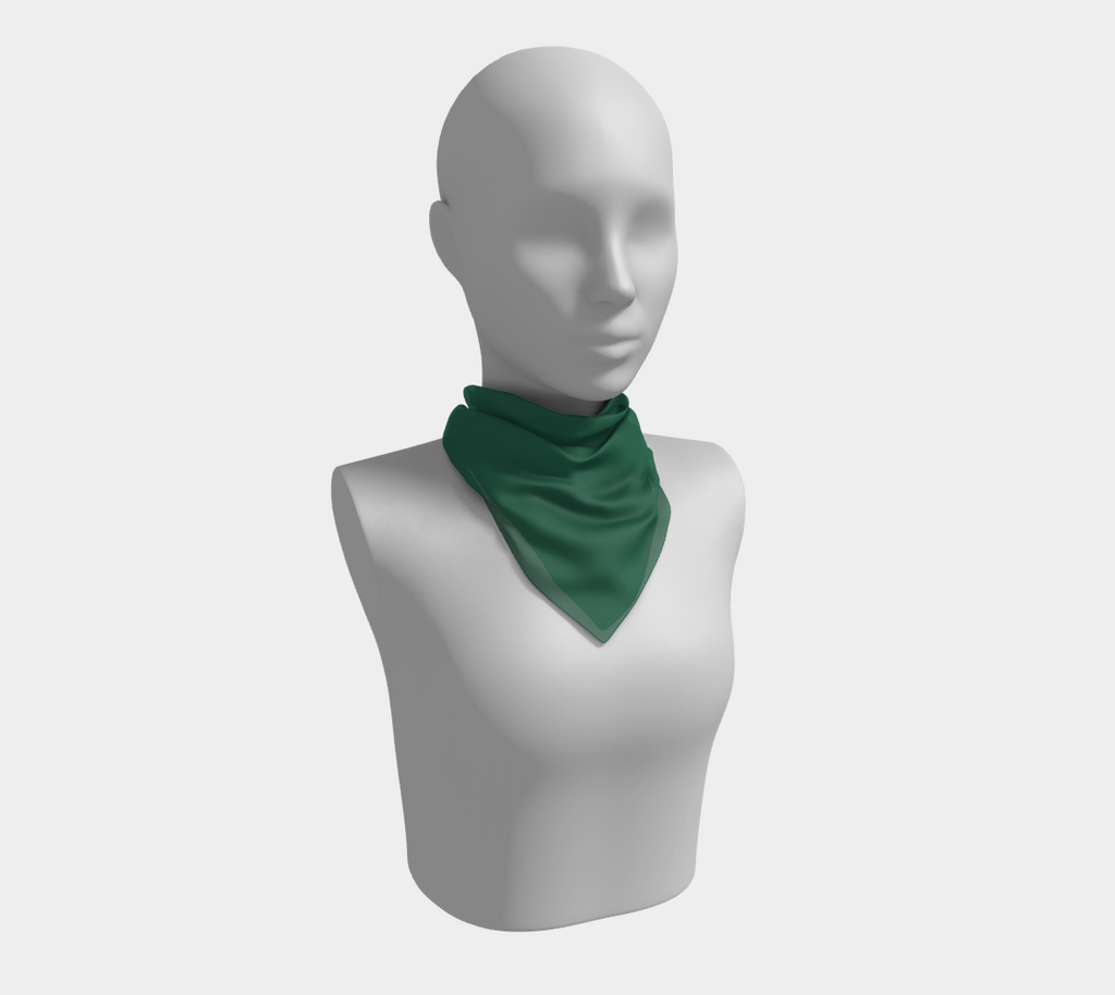 Bright Green Luxury Silk Scarf