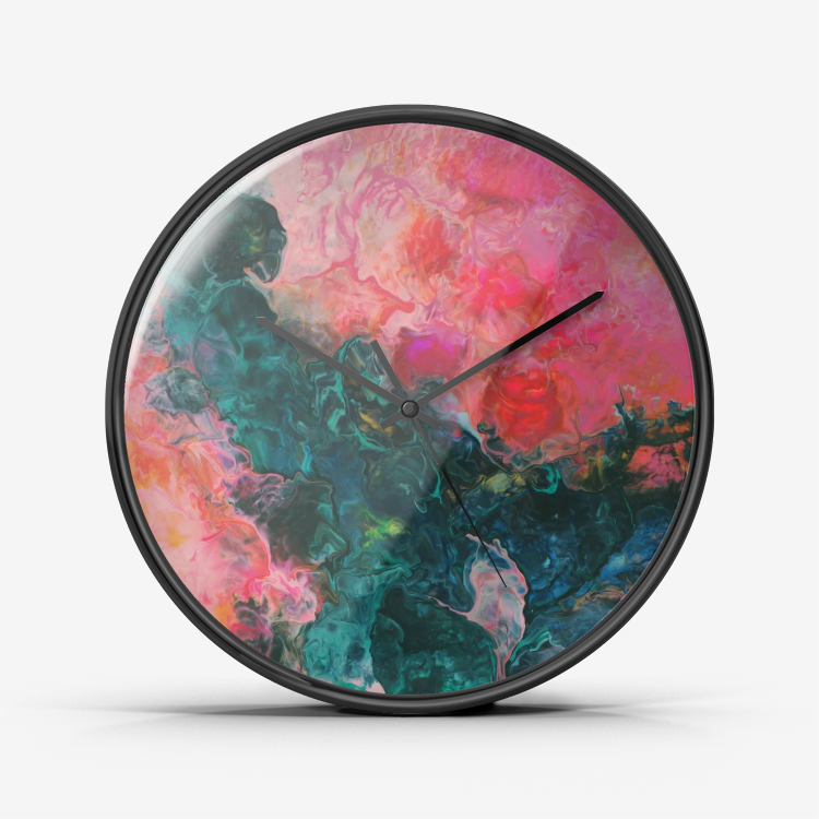 Feel the Borboleta Numberless Silent Wall Clock