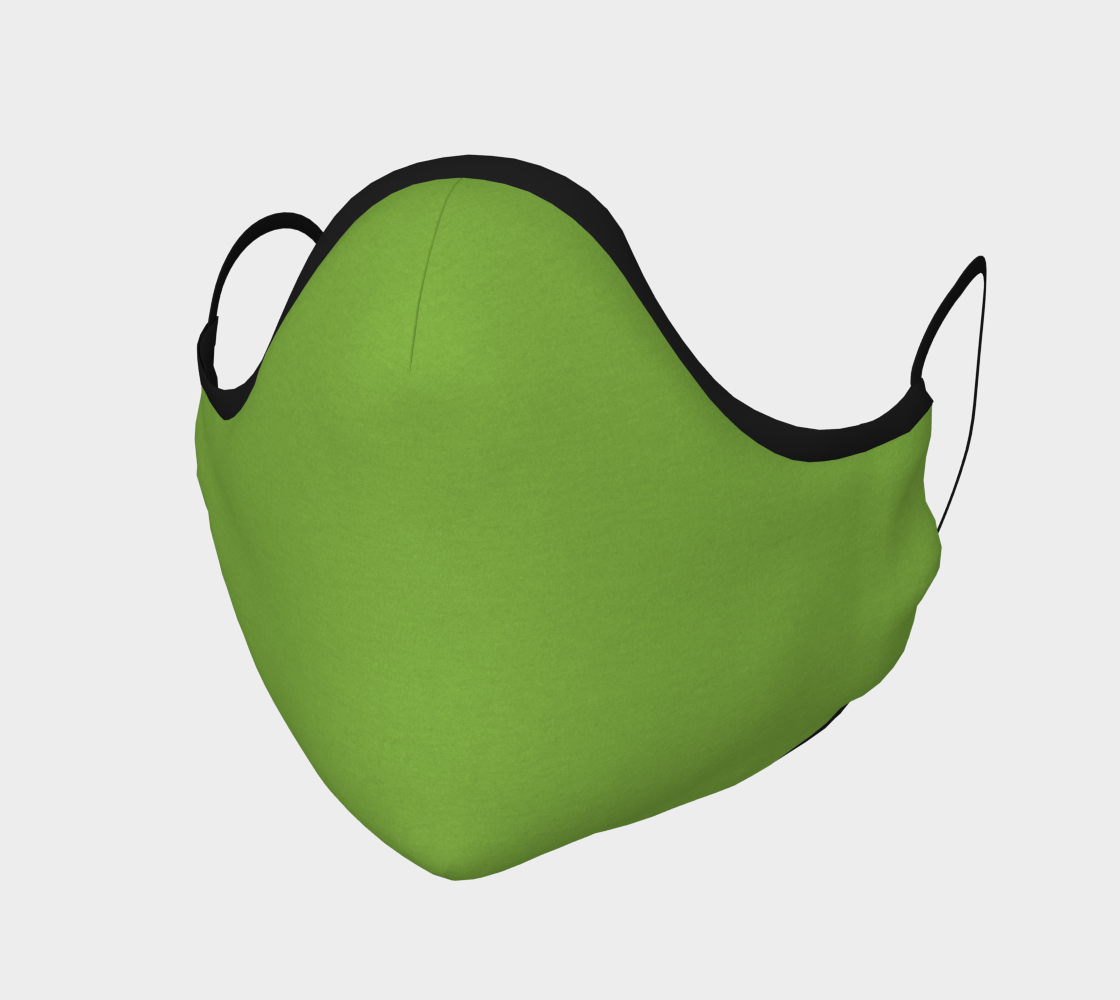 Green Grass 2-Layer Face Mask