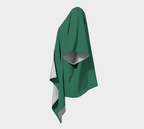 Bright Green Draped Kimono