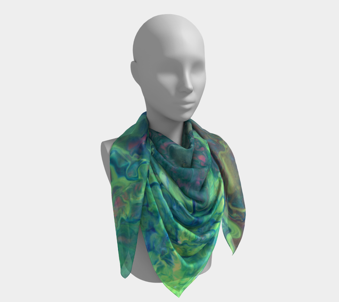 Envy Splash Square Scarf