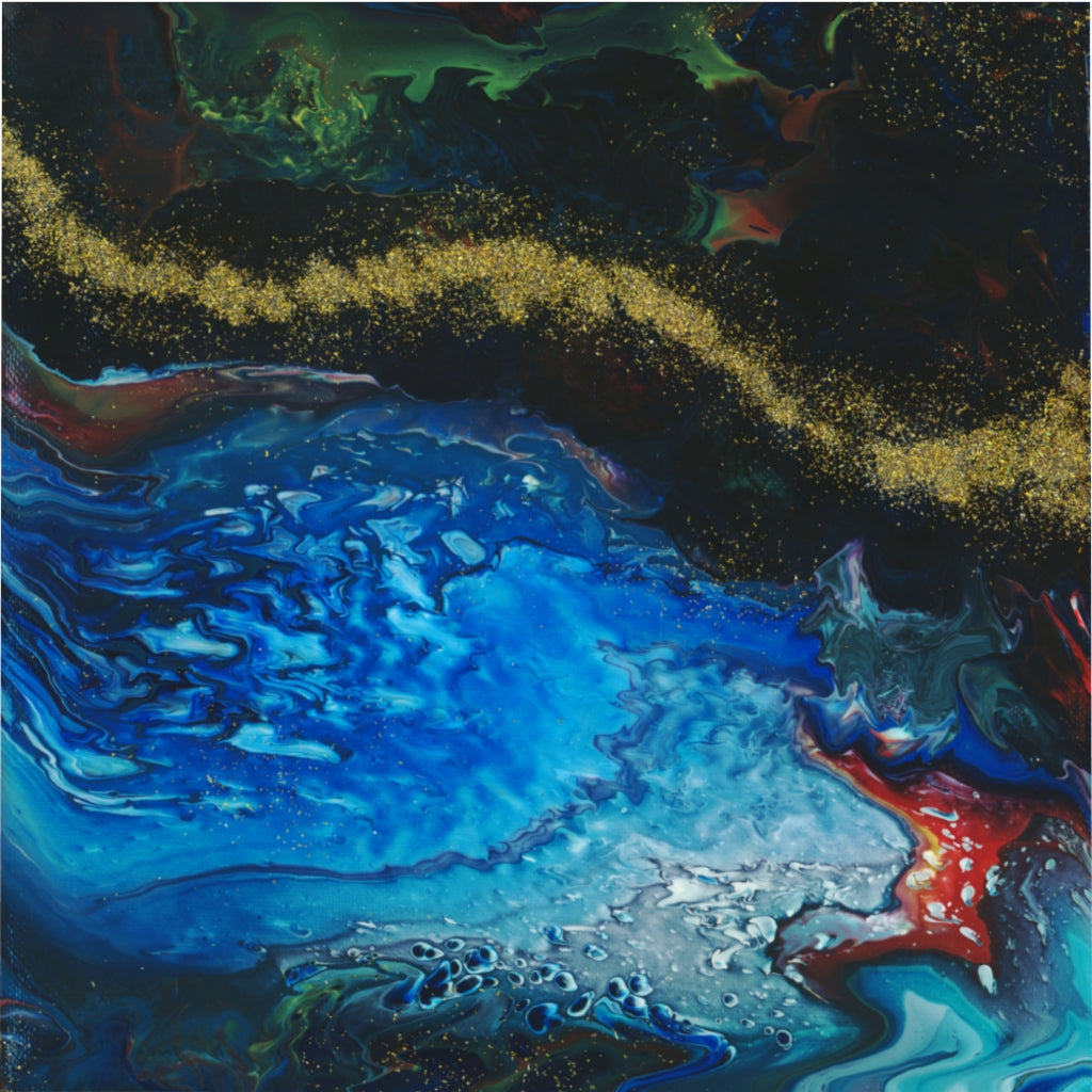 Gold Stream Microfiber Duvet Cover