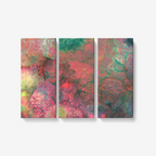 Bright Cameron 3 Piece Canvas Wall Art for Living Room - Framed Ready to Hang 3x8"x18"
