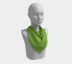 Green Grass Luxury Silk Scarf