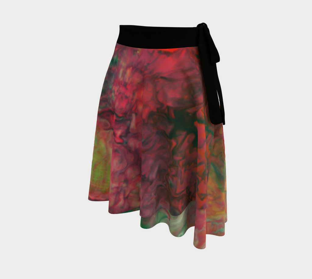 Bright Cameron Wrap Skirt