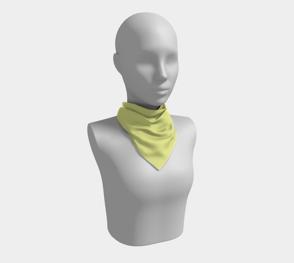 Butter Yellow Square Scarf