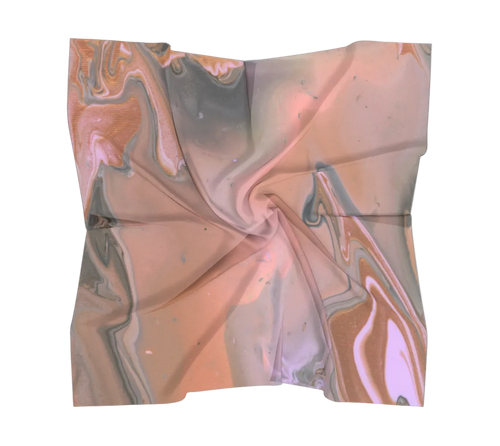 Luxury Silk Scarves rainbow luxury silk scarf bronze
