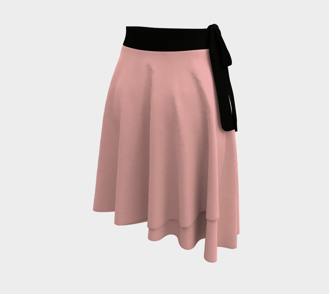 Pink Petal Wrap Skirt