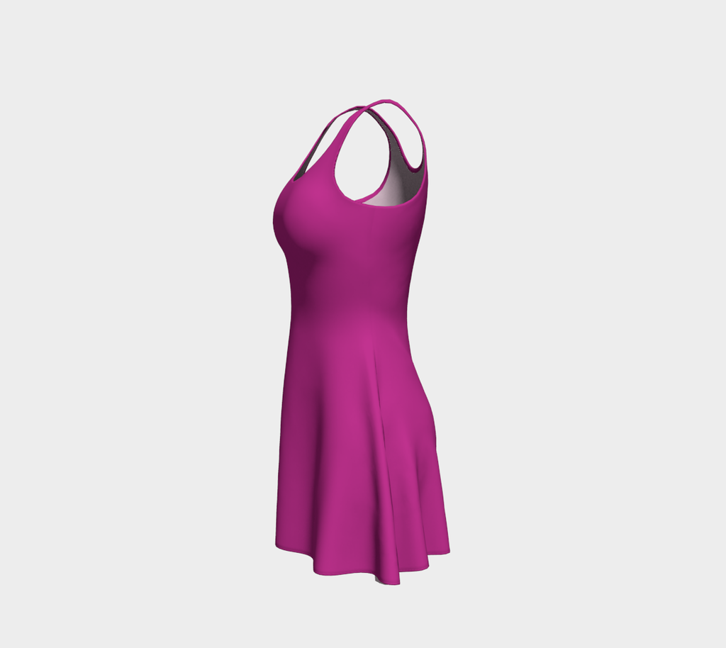 Fabulous Fuchsia Flare Dress